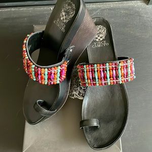 NWOT Vince Camuto Wedge Sandals